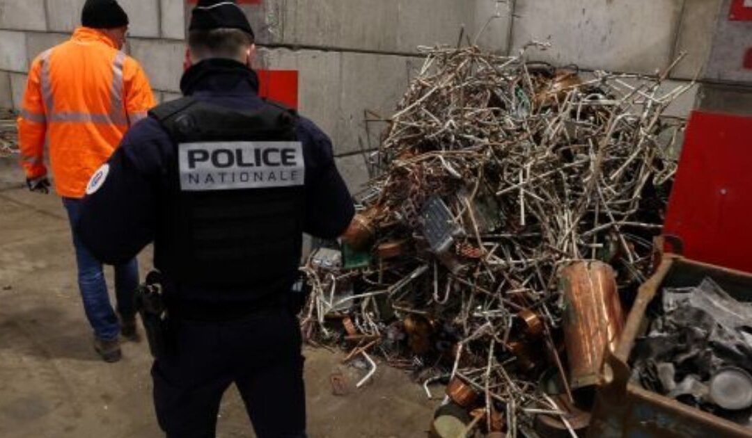 Vols de cuivre : coup de filet chez les ferrailleurs du Nord et de Belgique